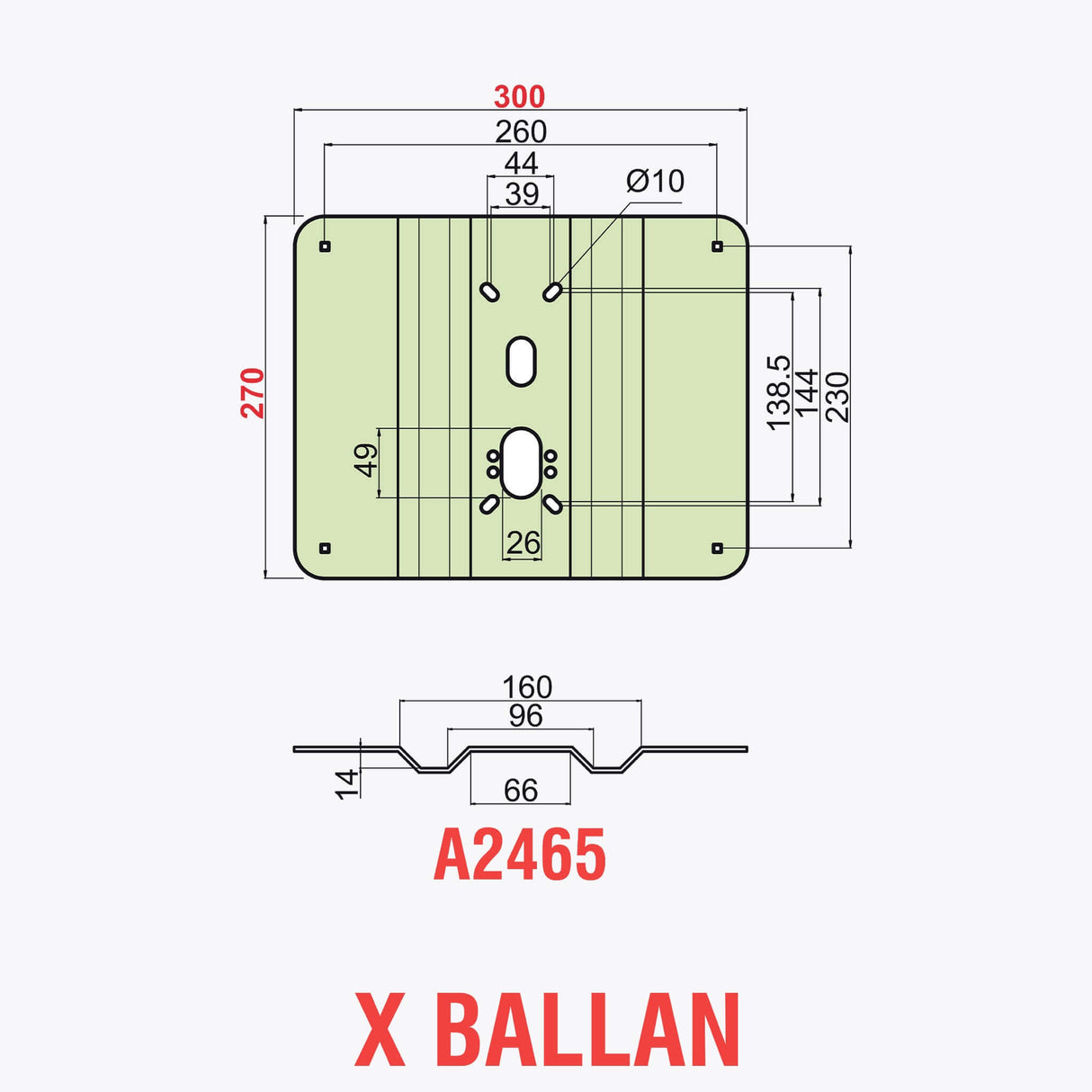 Piastra protezione basculante garage antitaglio