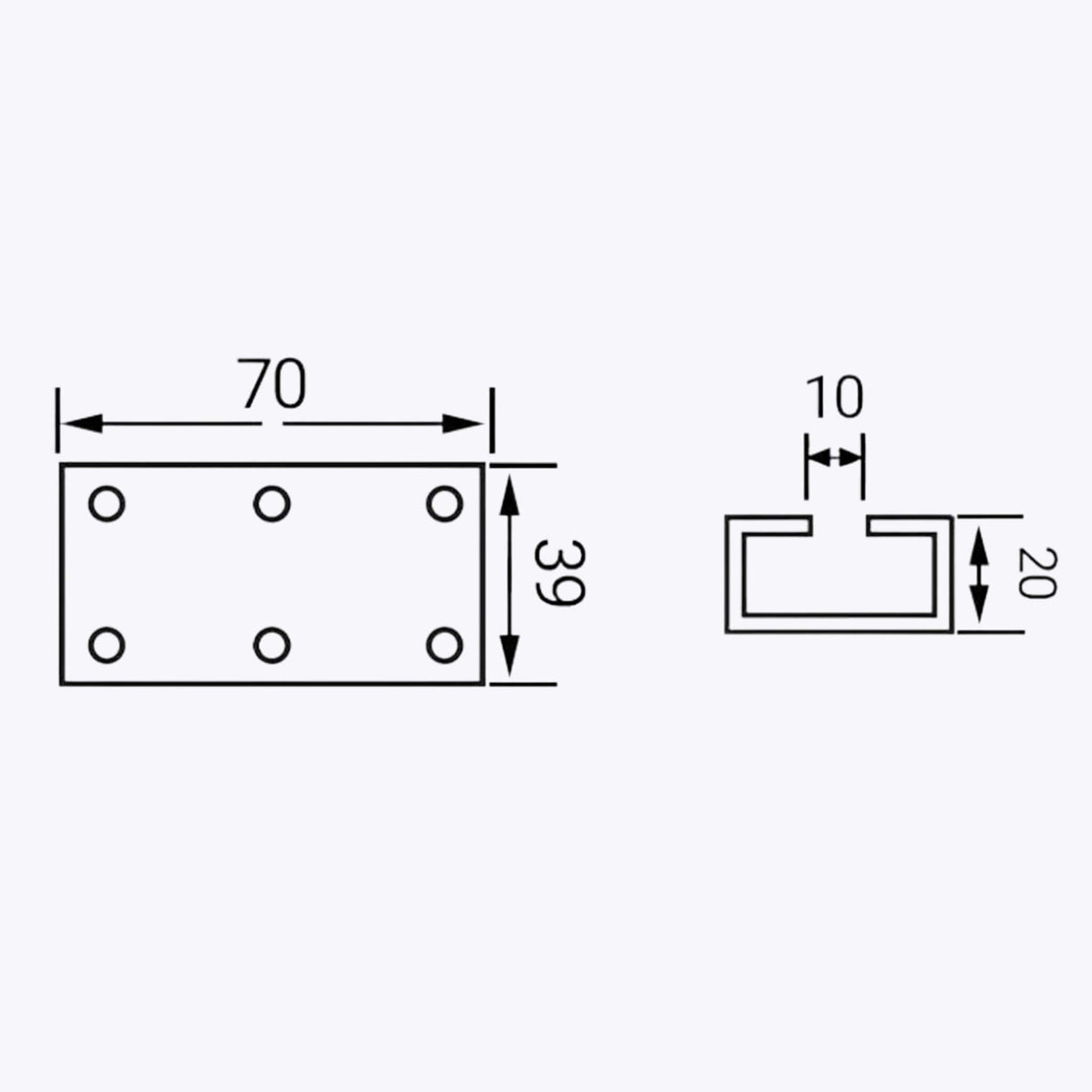 Spessore gancio barra antieffrazione